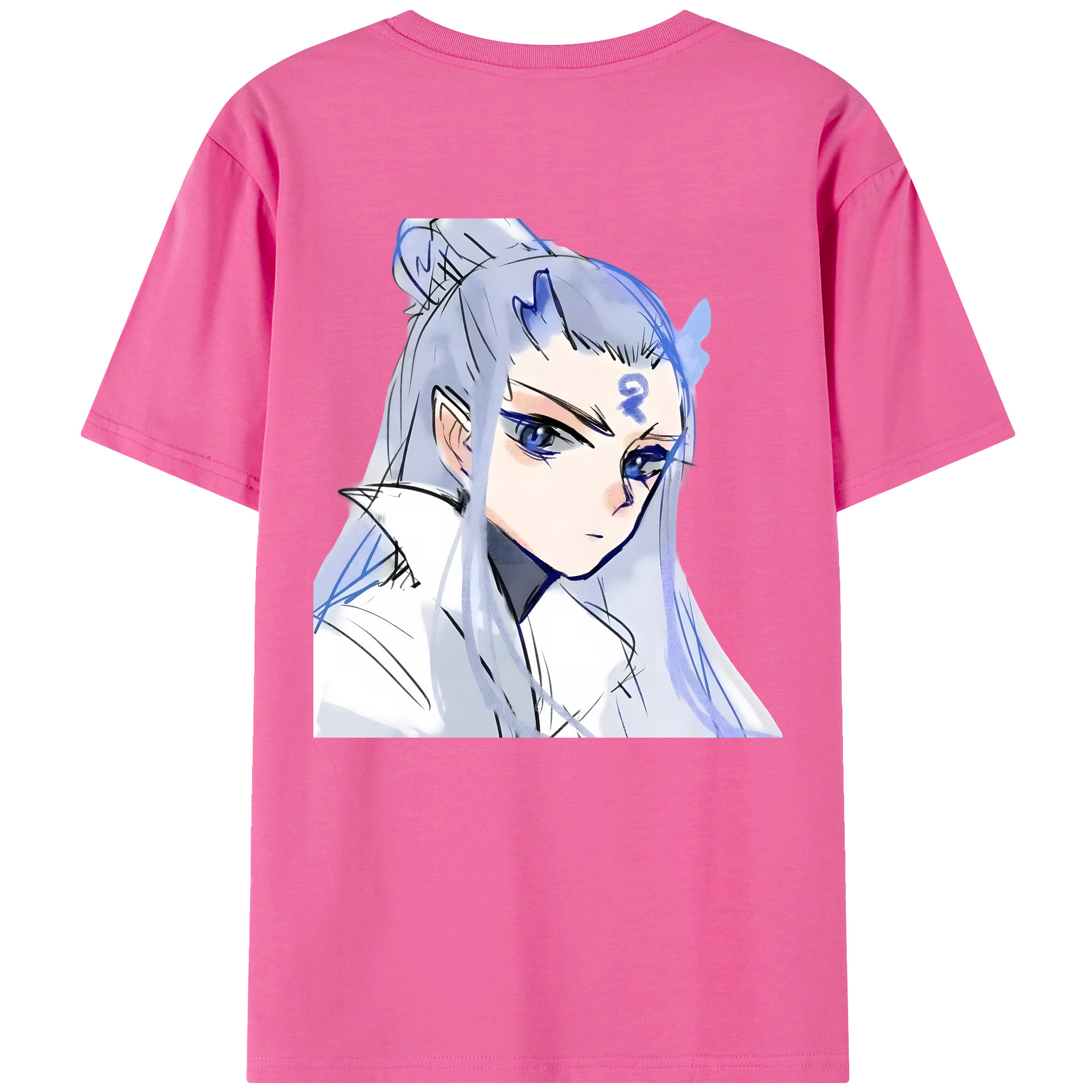 （画像用） Ne Zha 2 ナタ 魔童の大暴れ レディース半袖Tシャツ(バックプリント)